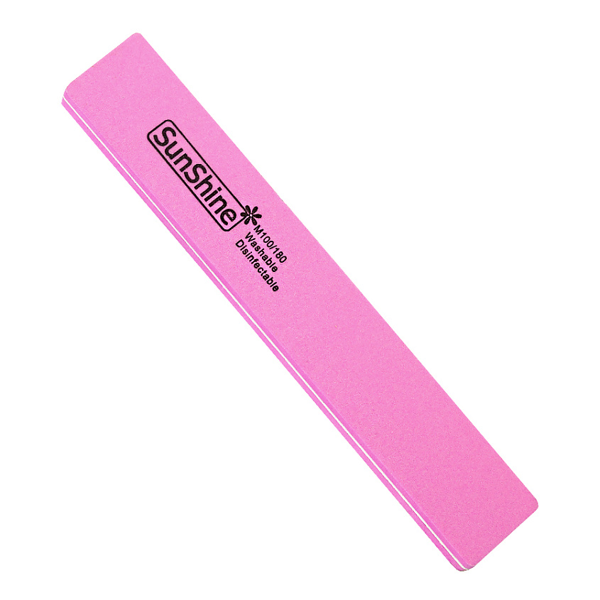 Изображение товара SUNSHINE Пилка для шлифовки 100/180 широкая желтая