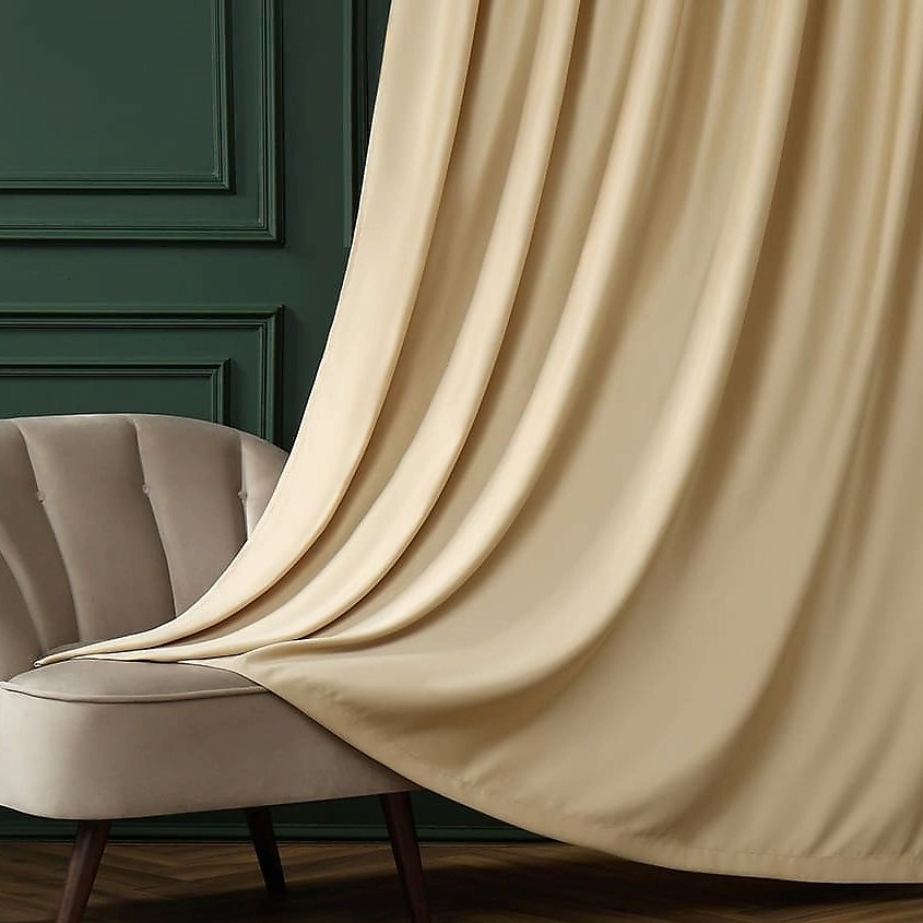 Изображение товара ARYA HOME COLLECTION Портьера с подхватом Astra, Бежевый