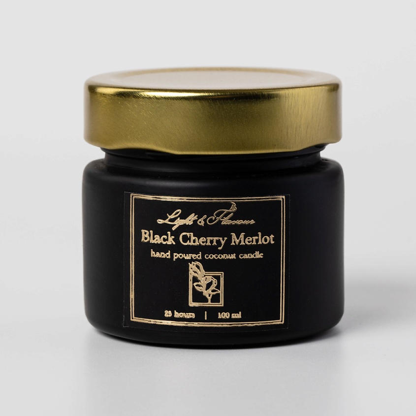 Изображение товара LIGHT&FLAVOUR Ароматическая свеча "Черная вишня мерло", 1 шт.