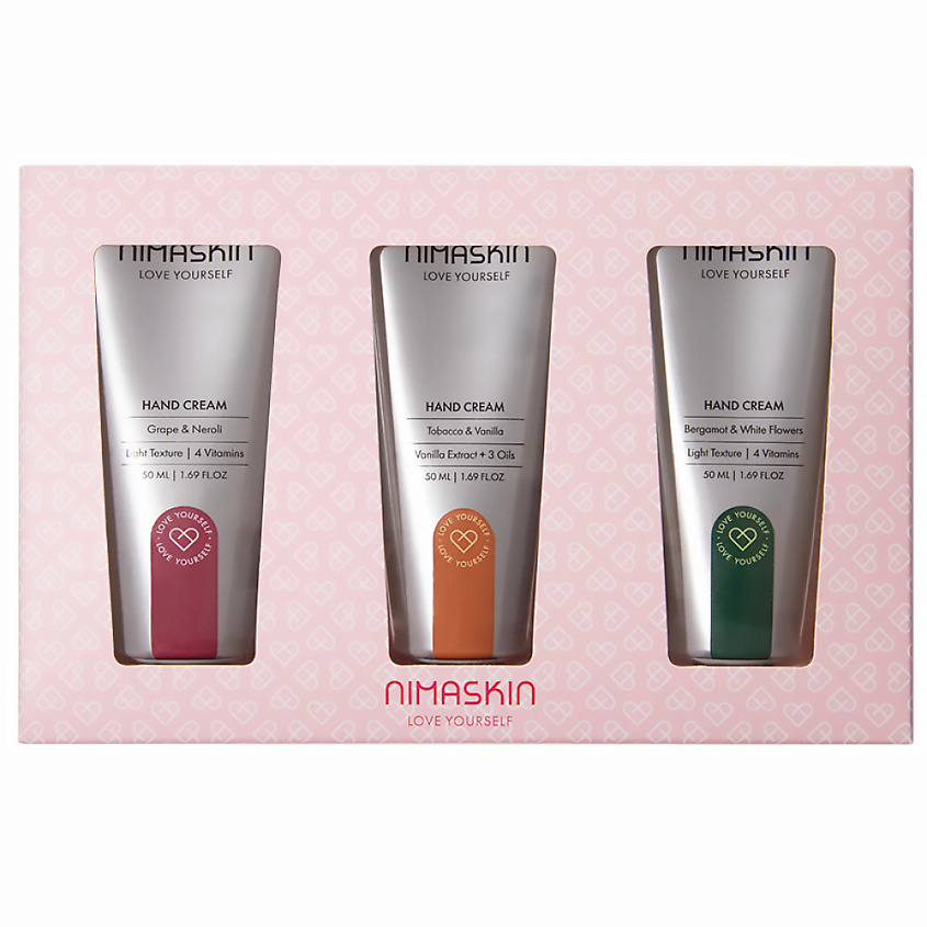 Изображение товара Подарочный набор кремов для рук NIMASKIN с ароматами