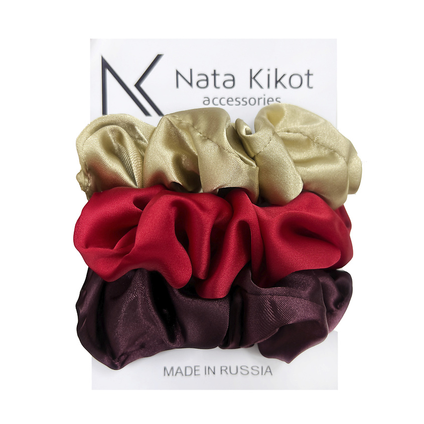 Изображение товара NATA KIKOT Набор шелковых резинок, 3 шт.