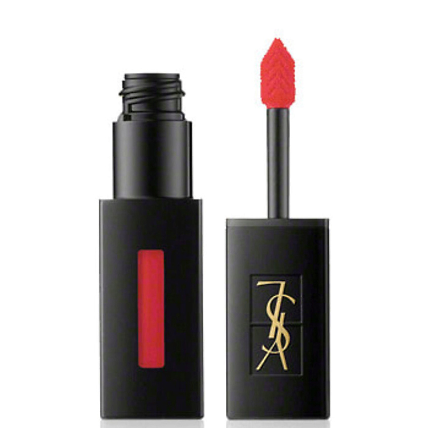 Изображение товара YVES SAINT LAURENT Rouge Vinyle жидкая помада 411 Rhythm Red