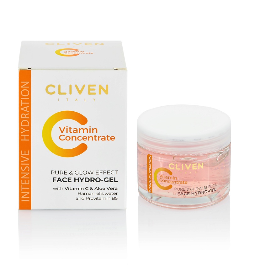 Изображение товара CLIVEN Гидрогель для лица с витамином С и Алоэ Вера, 1 шт.