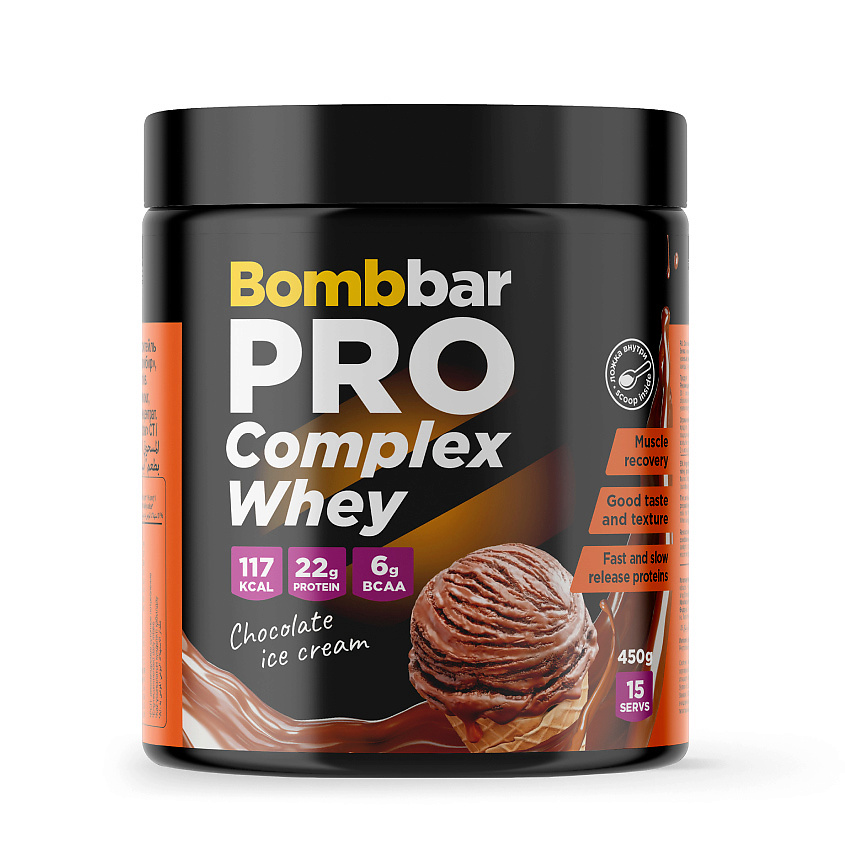 Изображение товара BOMBBAR Коктейль многокомпонентный со вкусом "Шоколадный пломбир", 450 г