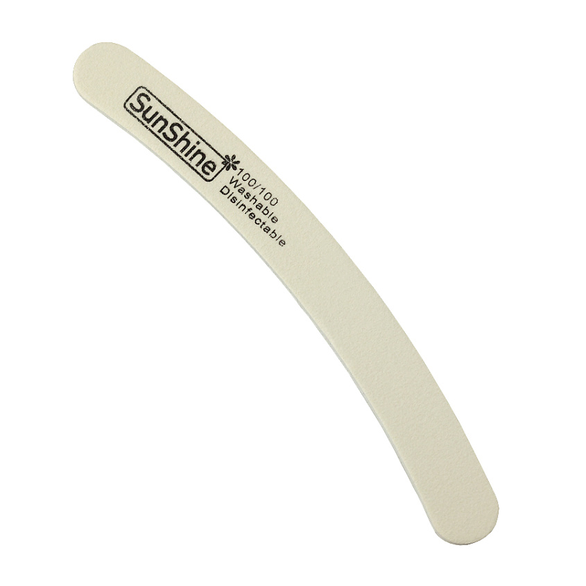 Изображение товара SUNSHINE Набор пилок WHITE бумеранг 100/100 C10WT, Белый