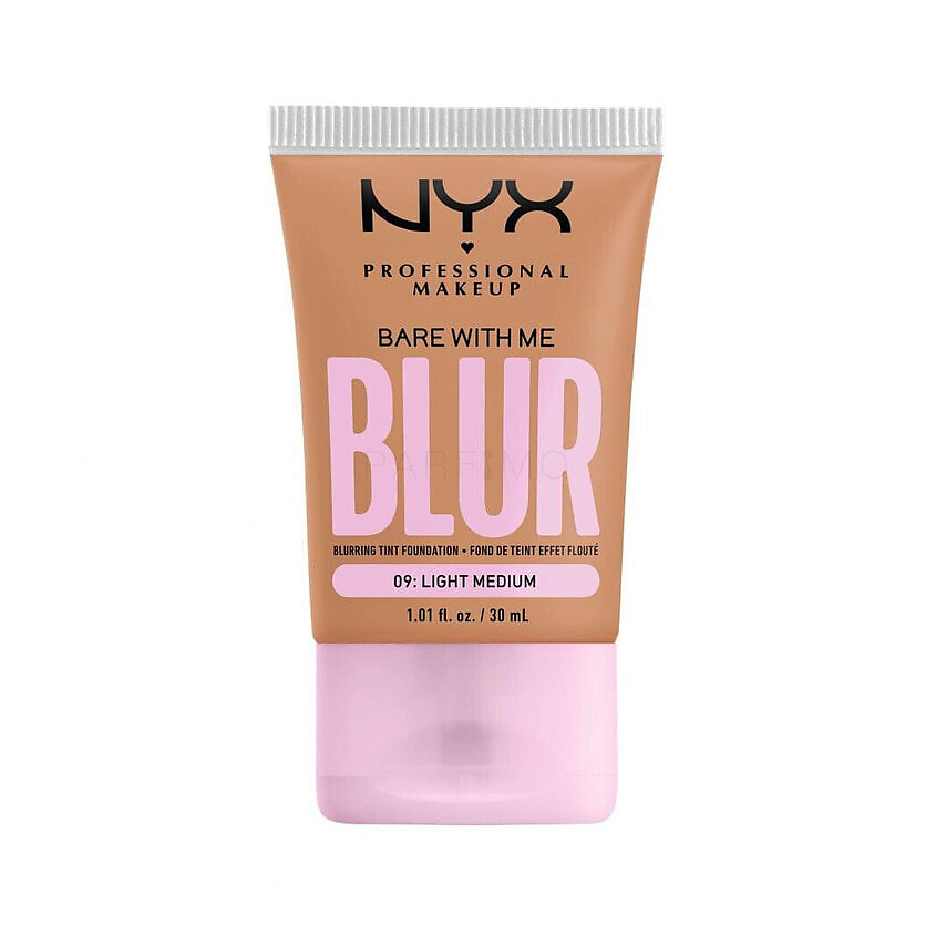 Изображение товара NYX PROFESSIONAL MAKEUP Тональный крем Bare With Me Blur Tint Foundation, 09 Light Medium