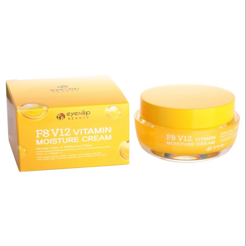 Изображение товара EYENLIP ENL CREAM Крем для лица увлажняющий витаминный F8 V12 VITAMIN MOISTURE CREAM, 50гр