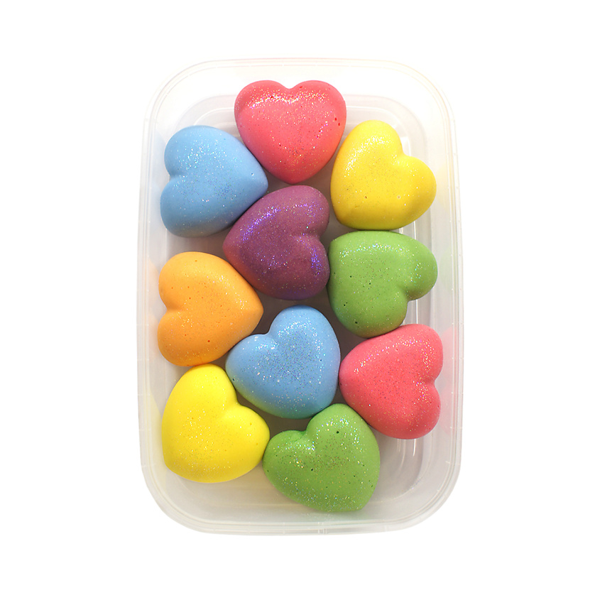 Изображение товара BUBBLE SQUISH Набор для ванны антистресс сквиши Жми-Дави, 10 шт