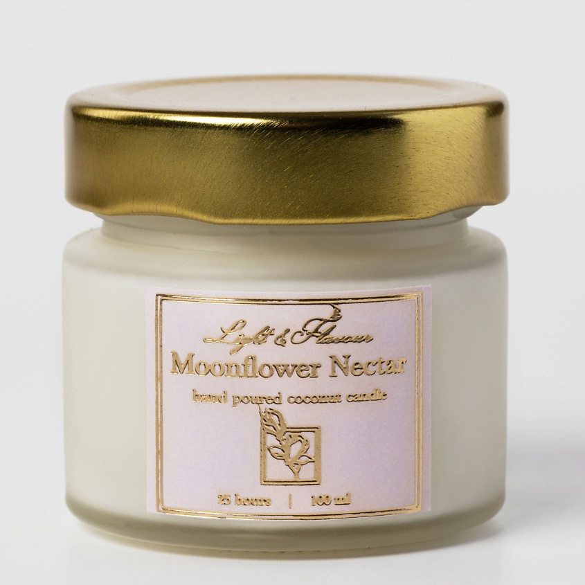 Изображение товара LIGHT&FLAVOUR Ароматическая свеча "Нектар лунного цветка", 1 шт.