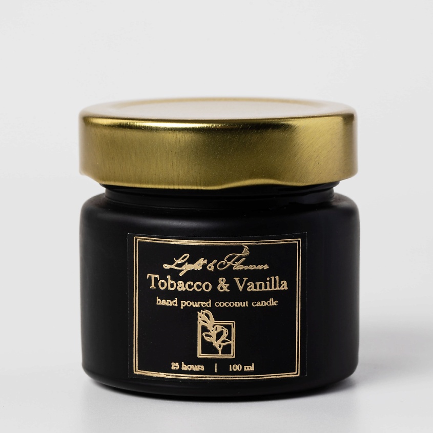 Изображение товара LIGHT&FLAVOUR Ароматическая свеча "Табак и ваниль", 1 шт.