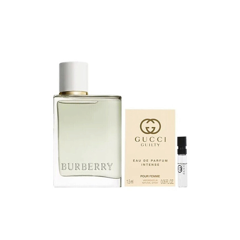 Изображение товара BURBERRY Набор: Туалетная вода Burberry Her + Парфюмерная вода Gucci Guilty Eau de Parfum Intense, 30 мл + 1.5 мл