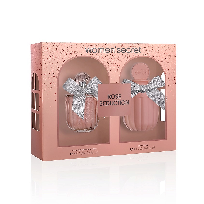 Изображение товара WOMEN'SECRET Подарочный набор женский Rose Seduction, Парфюмерная вода, спрей 100 мл + Лосьон для тела 200 мл