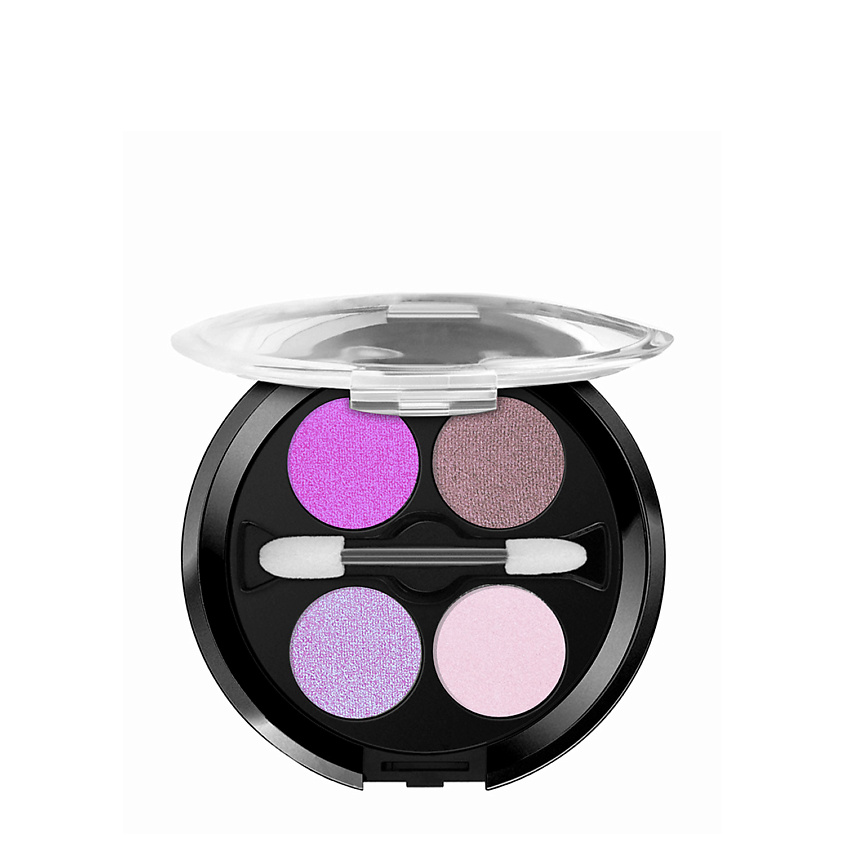 Изображение товара BELOR DESIGN Тени 4-х цветные Delicate, Тон 50 Пурпурно-розовые