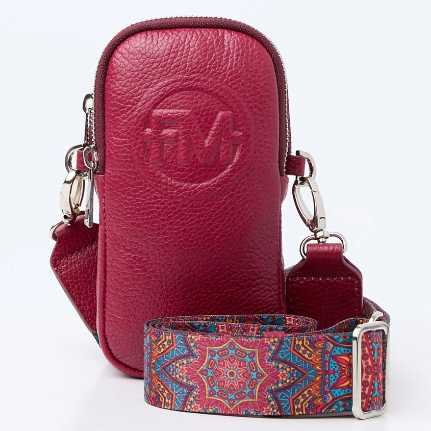 Изображение товара FRANCHESCO MARISCOTTI Сумка женская из натуральной кожи, маленькая через плечо, 1 шт.