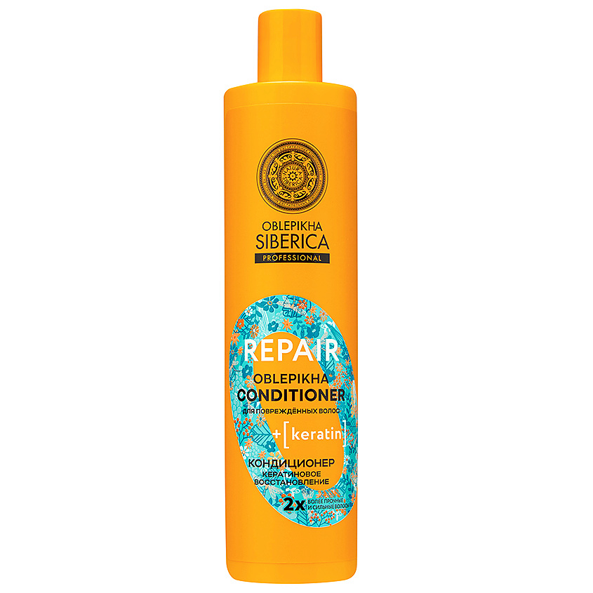 Изображение товара NATURA SIBERICA Кондиционер Кератиновое восстановление поврежденных волос Oblepikha Siberica, 400 мл