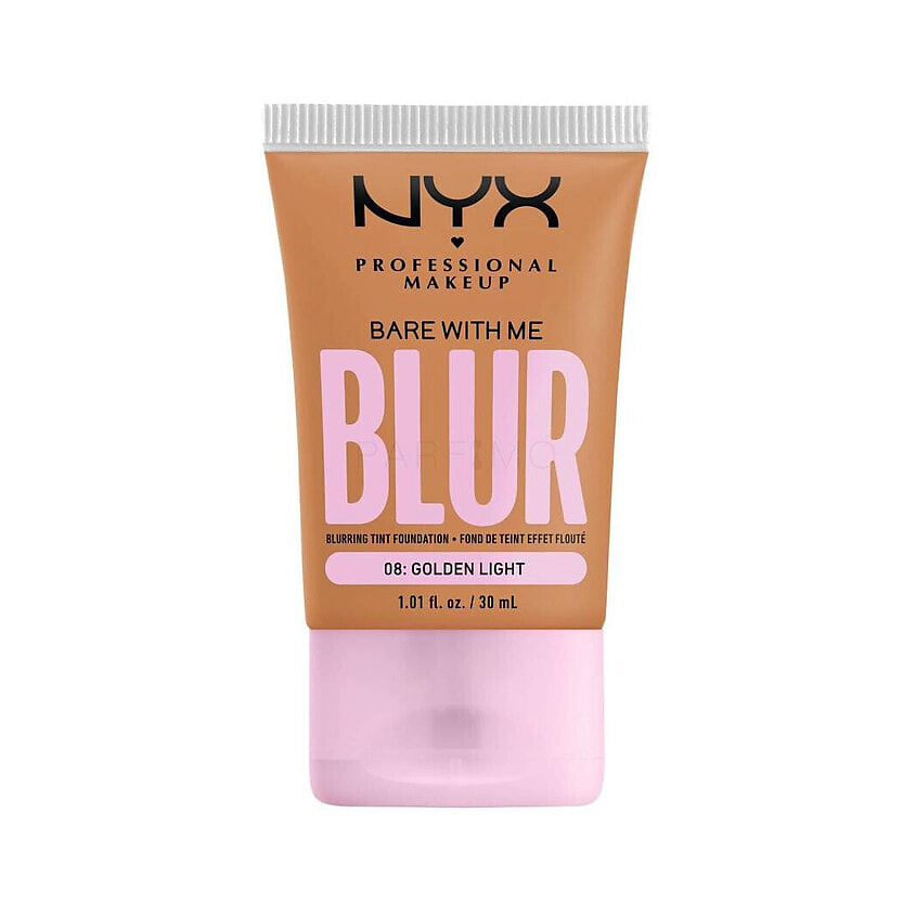 Изображение товара NYX PROFESSIONAL MAKEUP Тональный крем Bare With Me Blur Tint Foundation, 08 Golden Light
