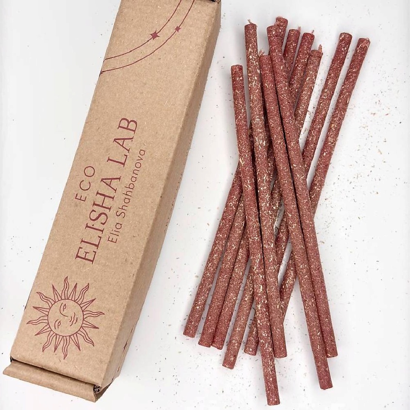 Изображение товара ELISHA LAB Свечи "Здоровье и отношения" улучшают здоровье и взаимопонимания, Красный