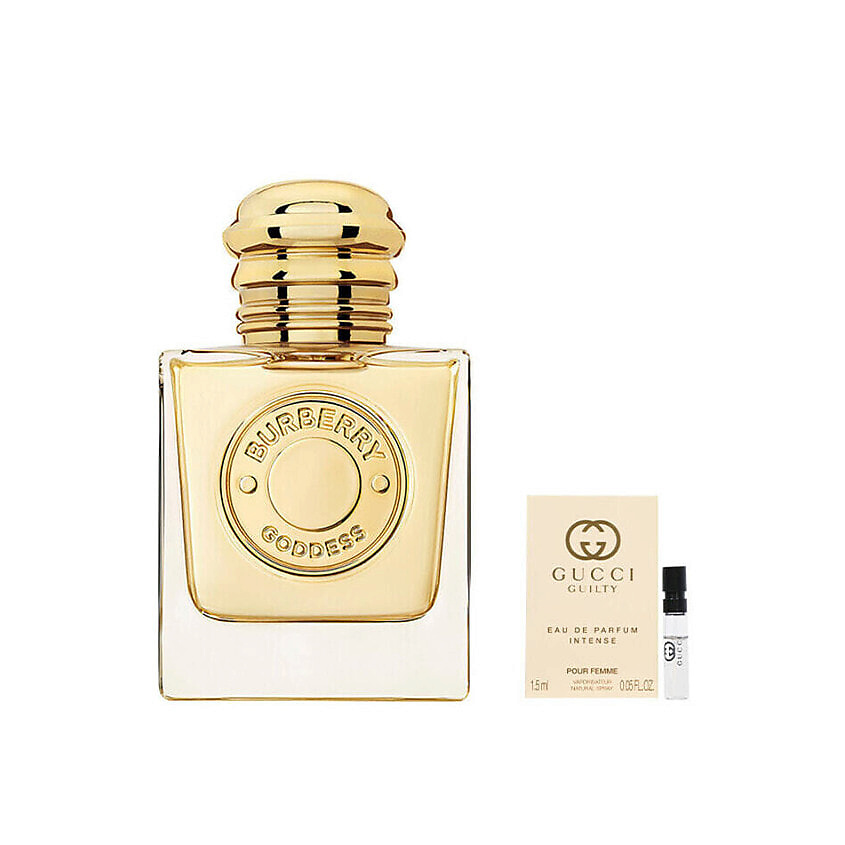 Изображение товара BURBERRY Набор: Парфюмерная вода Burberry Goddess + Gucci Guilty Eau de Parfum Intense, 50 мл + 1,5 мл
