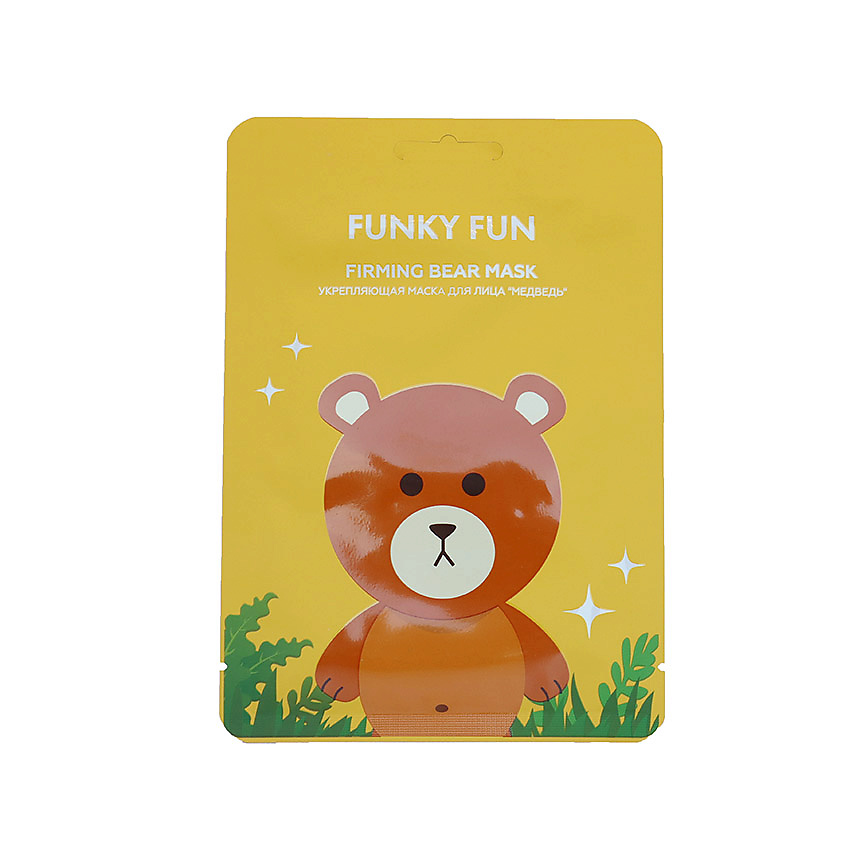 Изображение товара ЛЭТУАЛЬ Укрепляющая маска для лица "Медведь" Funky Fun