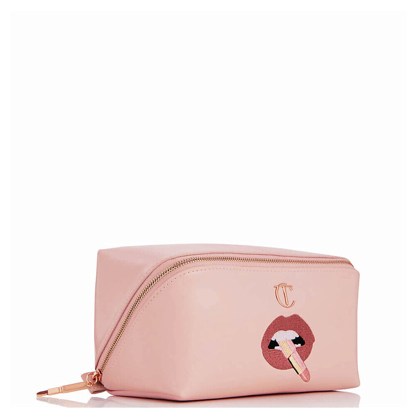 Изображение товара Charlotte Tilbury Косметичка Pillow Talk Makeup Bag розовая стильная