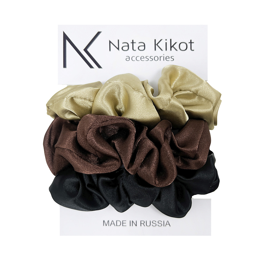 Изображение товара NATA KIKOT Набор шелковых резинок, 3 шт.