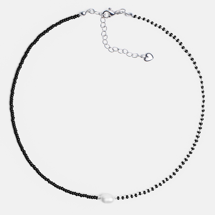 Изображение товара Чокер из бисера Higher-Aura с натуральным жемчугом и регулируемой длиной 36 см