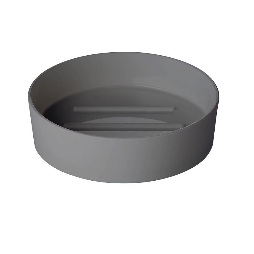 Изображение товара Мыльница Ridder Touch, белая, настольная, ABS пластик, 10,5x3x10,5 см