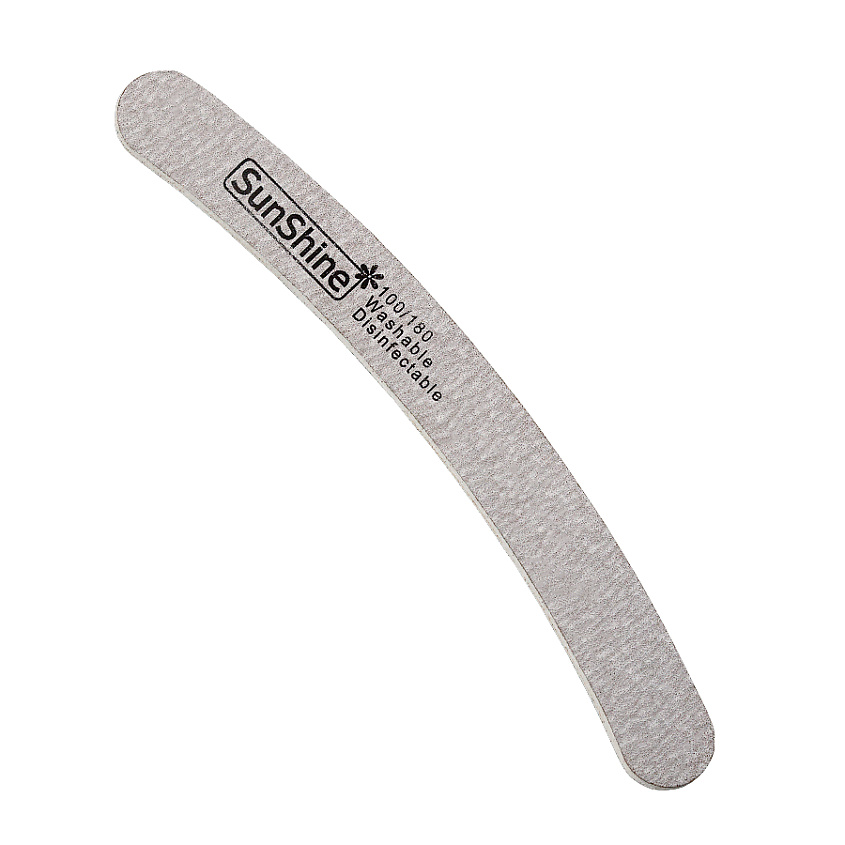 Изображение товара Набор пилок ZEBRA бумеранг 100/180 C10ZB 10 штук для искусственных ногтей