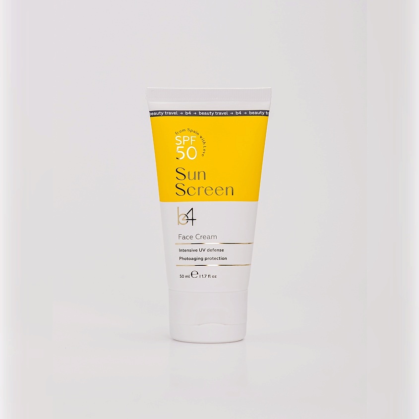 Изображение товара B4 Солнцезащитный крем для лица с SPF50, 50 мл