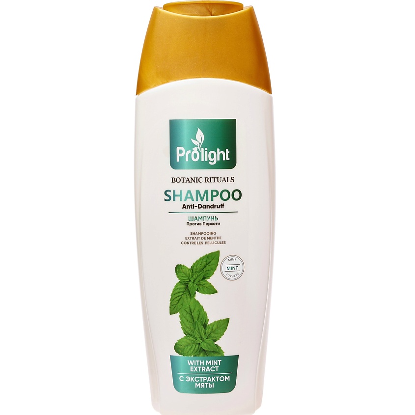 Изображение товара PROLIGHT Шампунь против перхоти с экстрактом мяты, 1 шт.
