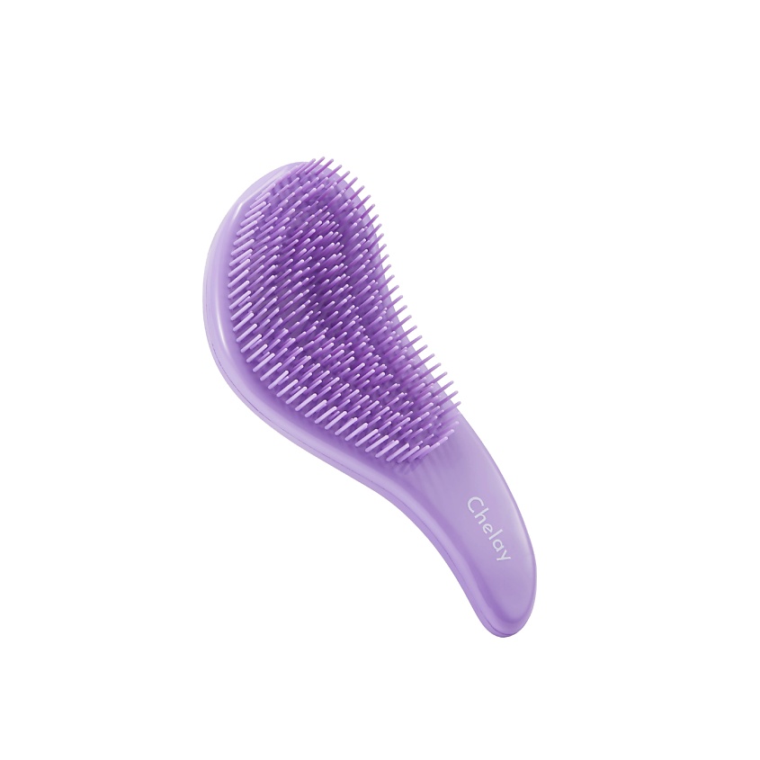 Изображение товара CHELAY Массажная расческа для влажных кудрявых спутанных тонких мокрых волос, Фиолетовый