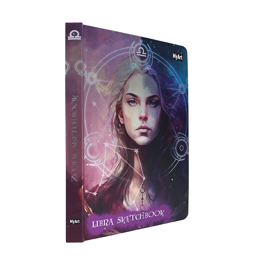 Изображение товара MYART Блокнот-скетчбук Знаки зодиака "Весы", без разметки, А5, Весы