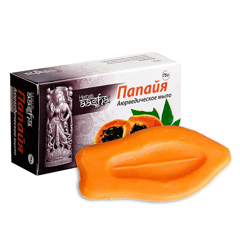 Изображение товара AASHA HERBALS Мыло ПАПАЙЯ, 75 г