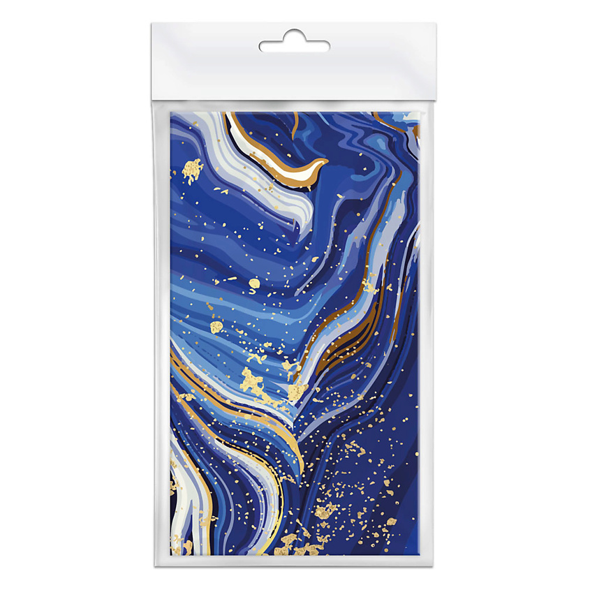 Изображение товара ND PLAY Скатерть Смола синяя 120x180 см водоотталкивающая одноразовая