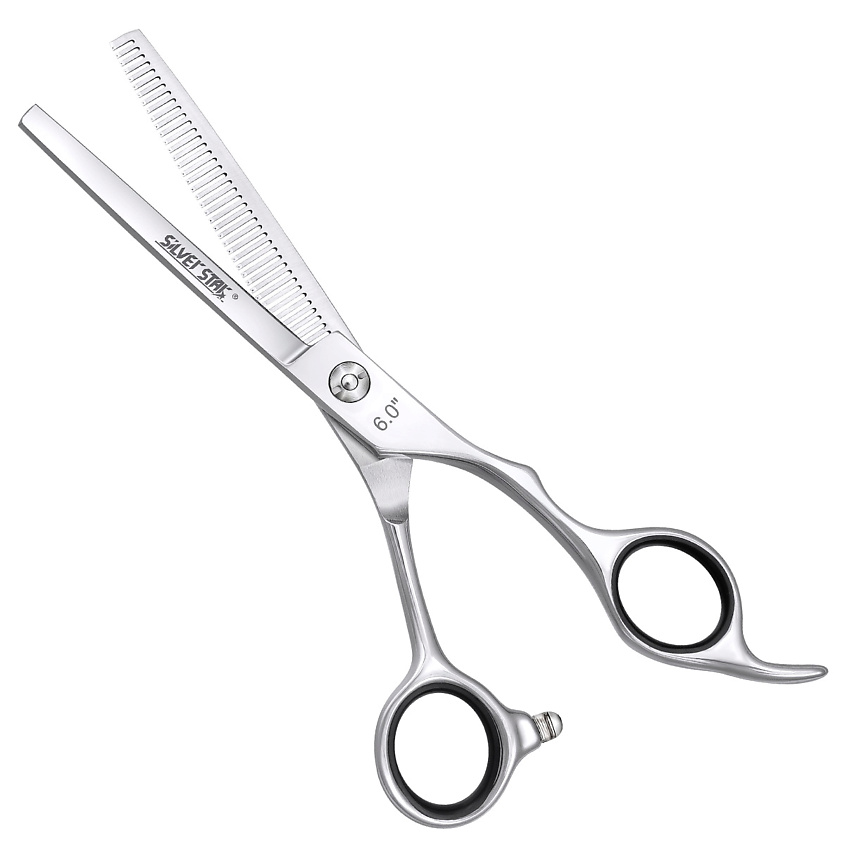 Изображение товара SILVER STAR Ножницы парикмахеские филировочные профессиональные 6 дюймов, 6 дюймов, 40 зубьев