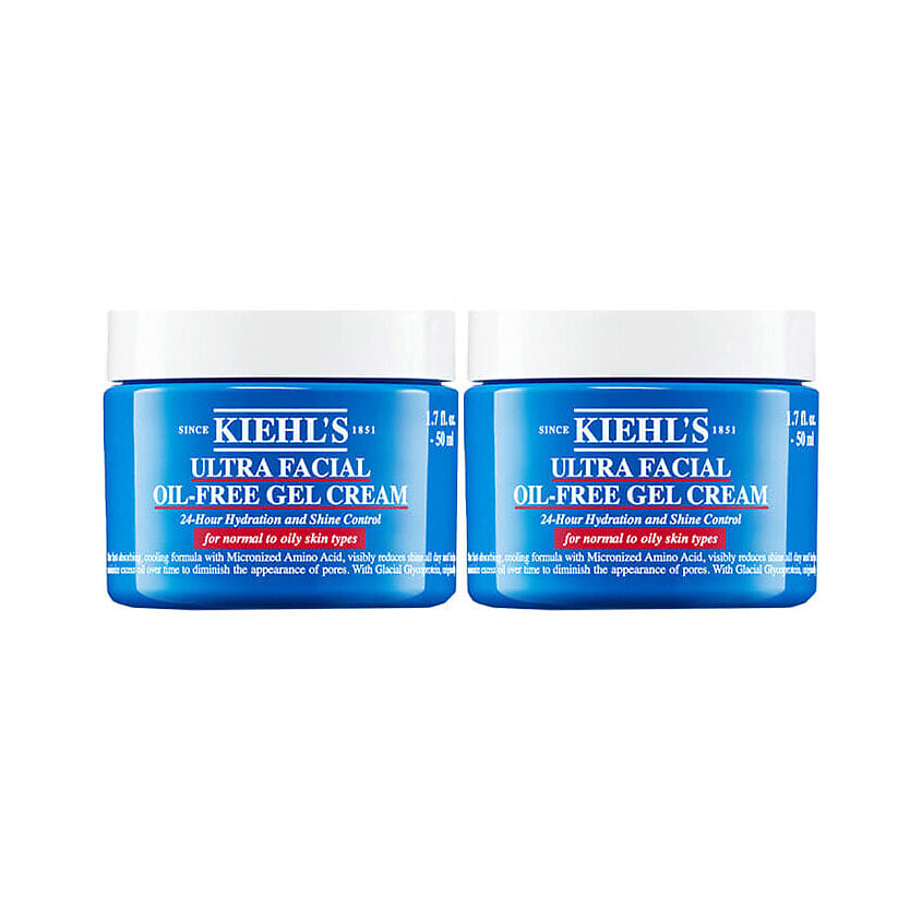 Изображение товара KIEHL'S Увлажняющий гель-крем Ultra Facial Oil-Free Gel Cream, 2x50 мл