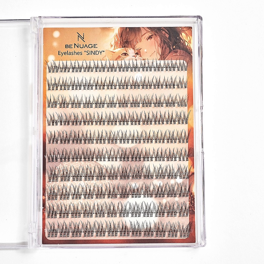Изображение товара BENUAGE Накладные ресницы пучки 10-13 мм SINDY, размер: 10-13