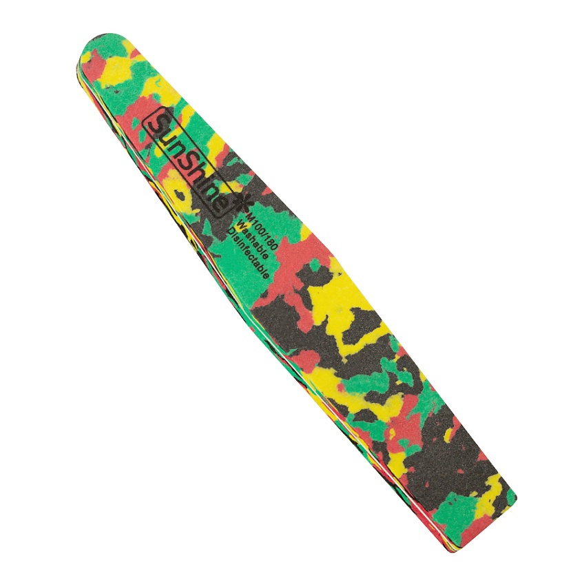 Изображение товара SUNSHINE Пилка для шлифовки ромб камуфляж 100/180 S7RM