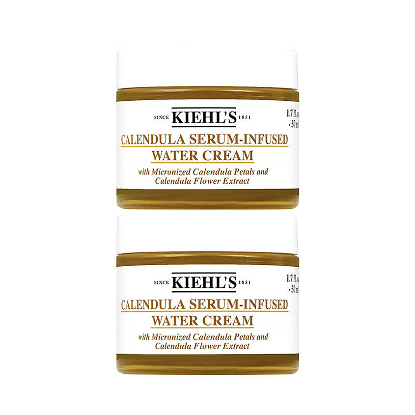Изображение товара KIEHL'S Увлажняющий и успокаивающий крем Calendula Serum-Infused Water Cream, 2x50 мл
