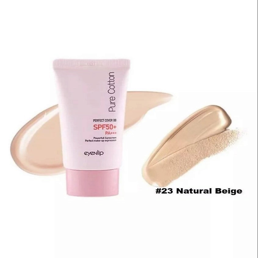 Изображение товара EYENLIP Крем для лица тональный Pure cotton perfect cover, 23 Natural Beige