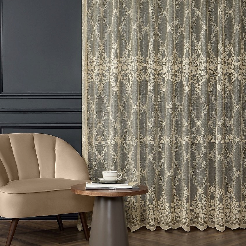 Изображение товара ARYA HOME COLLECTION Тюль 300х250 Casa LIGHT BROWN, Бежевый