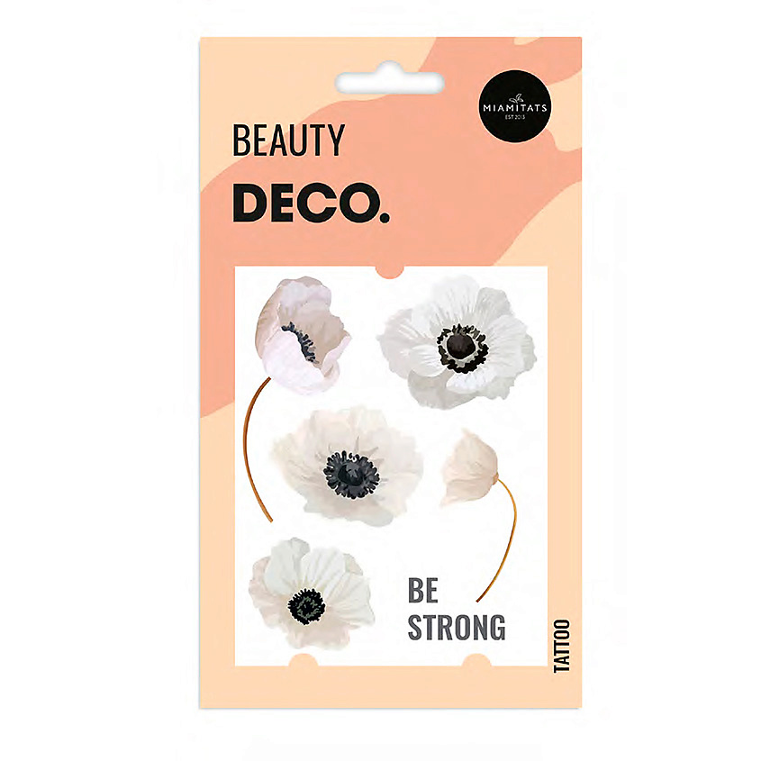 Изображение товара DECO. Татуировка для тела INSPIRATION by Miami tattoos переводная Be strong, 1 шт