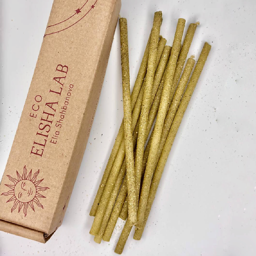 Изображение товара Набор свечей Открытие дорог из пчелиного воска ELISHA LAB для медитаций и ритуалов