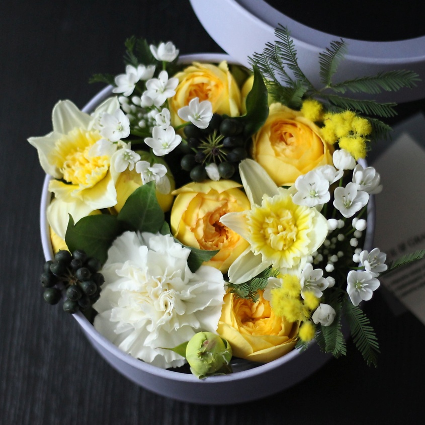 Изображение товара LACE&GRACE Цветочная композиция "Весна в коробке", 1 шт.