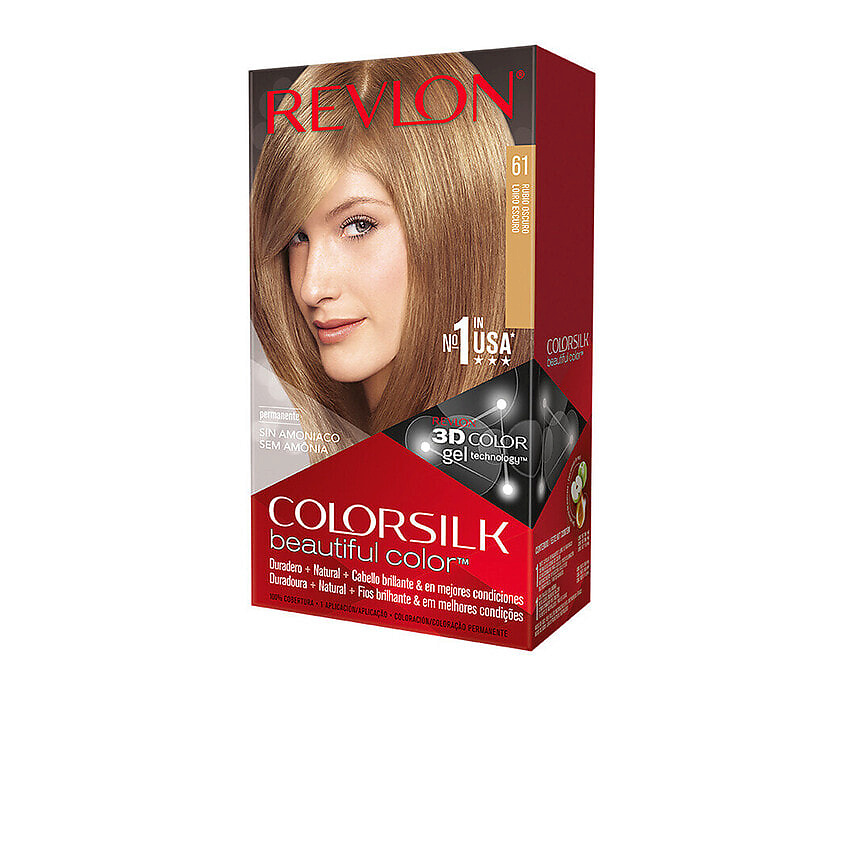 Изображение товара Ревлон ColorSilk безаммиачная краска для волос 61 Dark Blonde стойкая