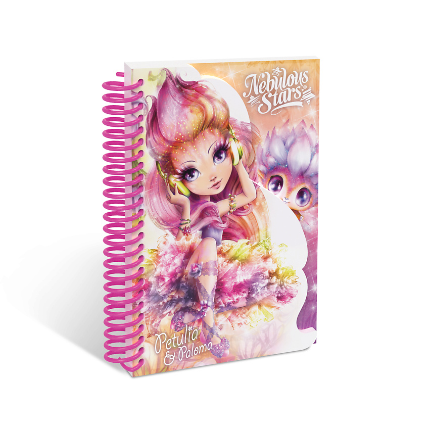 Изображение товара NEBULOUS STARS Серия: Petulia. Блокнот для записей со скетч страницами, вертикальный, на пружине, Оранжевый