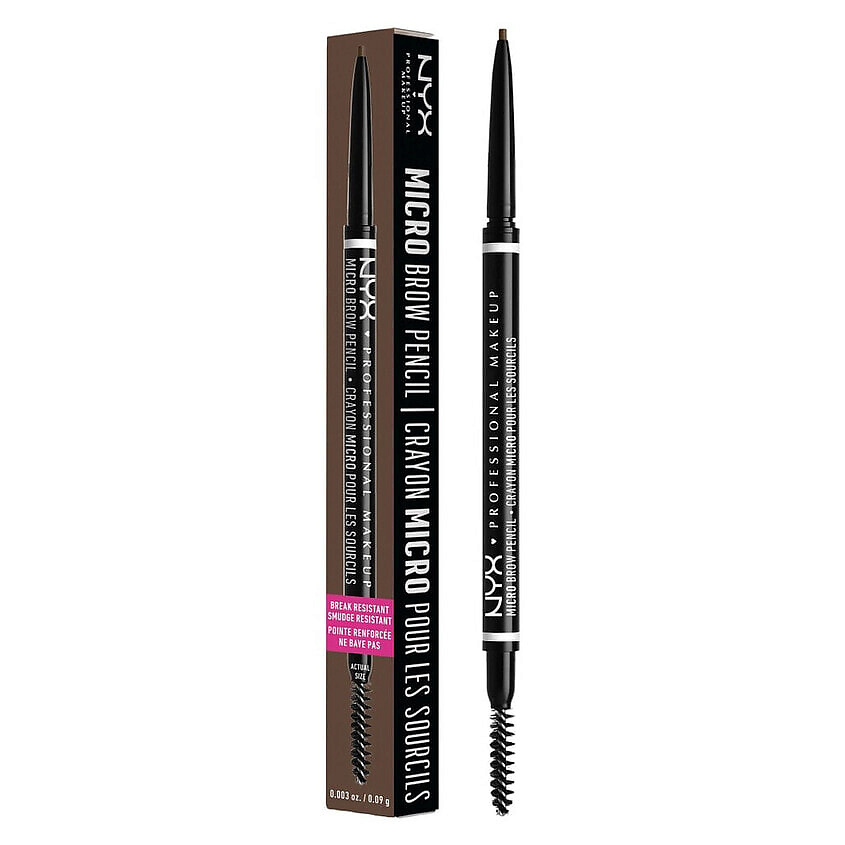 Изображение товара Ультратонкий карандаш для бровей Micro Brow Ash Brown от NYX PROFESSIONAL MAKEUP