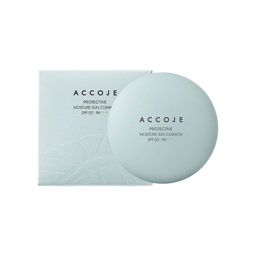 Изображение товара ACCOJE Солнцезащитный увлажняющий кушон SPF50 Protective Moisture Sun Cushion, 17 г