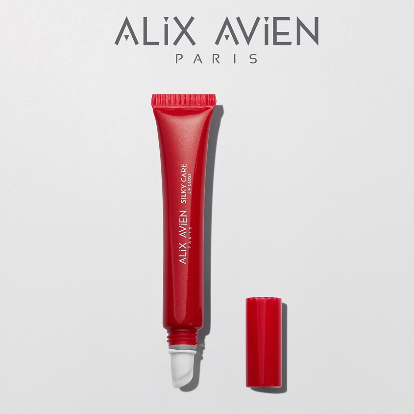 Изображение товара ALIX AVIEN Блеск для губ SILKY CARE в тюбике, 308 flame red