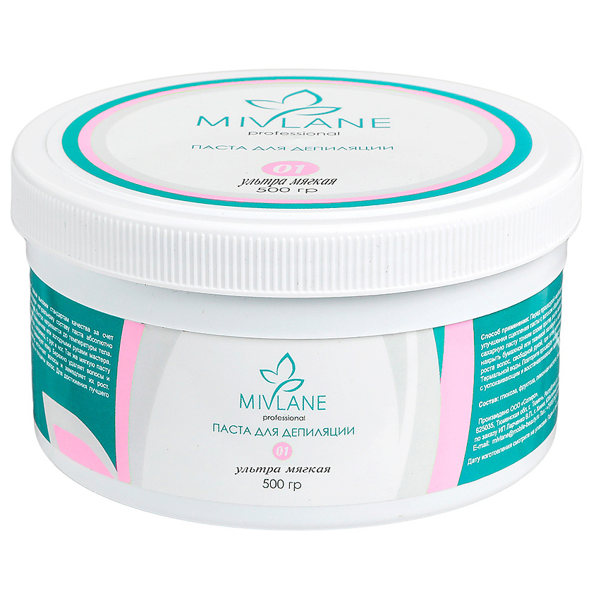 Изображение товара Ультра Мягкая сахарная паста для шугаринга и депиляции Mivlane 400 мл